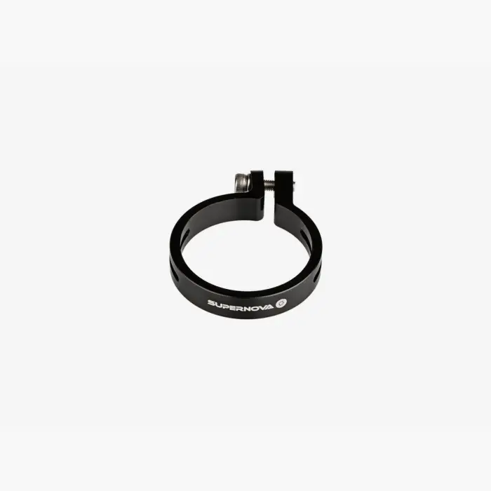 Supernova Seat Post Clamp - E3 Tail Light - Black 27.2mm